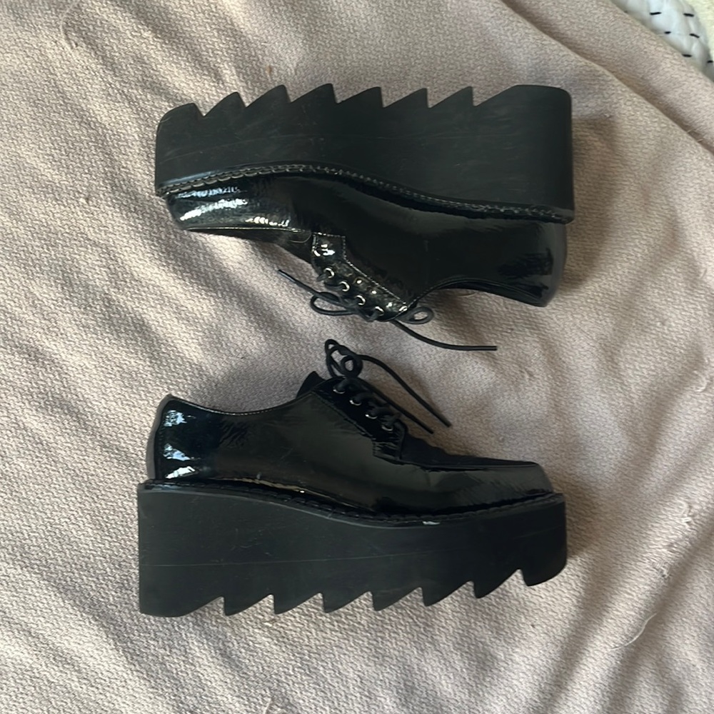 Jeffrey Campbell platform pointed creepers